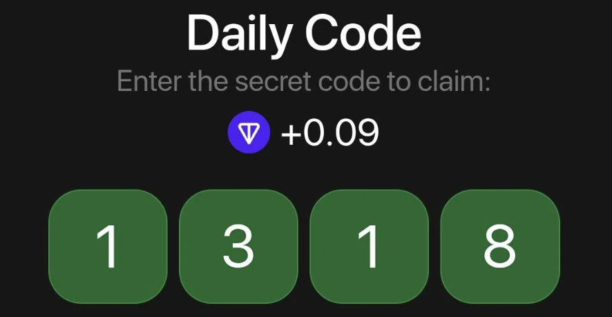 TonHash Daily Secret Code 16 July 2025